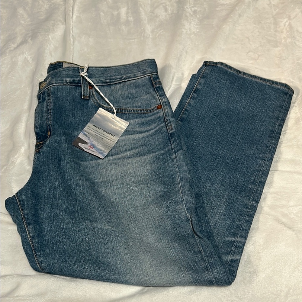Ag Adriano Goldschmied Blue Boyfriend Jeans